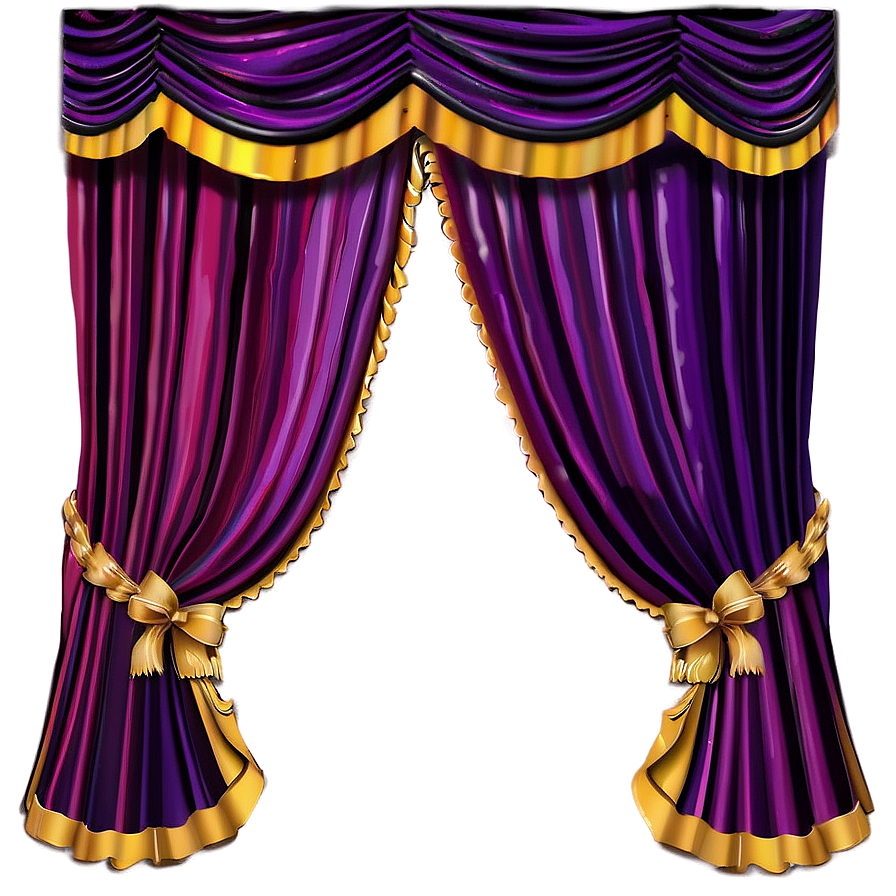 Yellow Curtains Png Kta