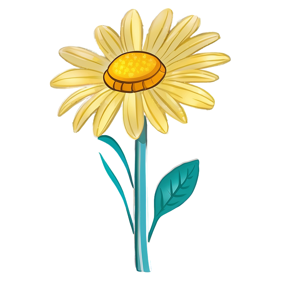 Yellow Daisy Animated Png 8