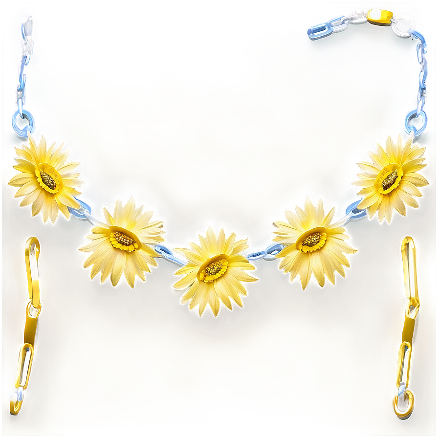 Yellow Daisy Chain Link Png Wei20