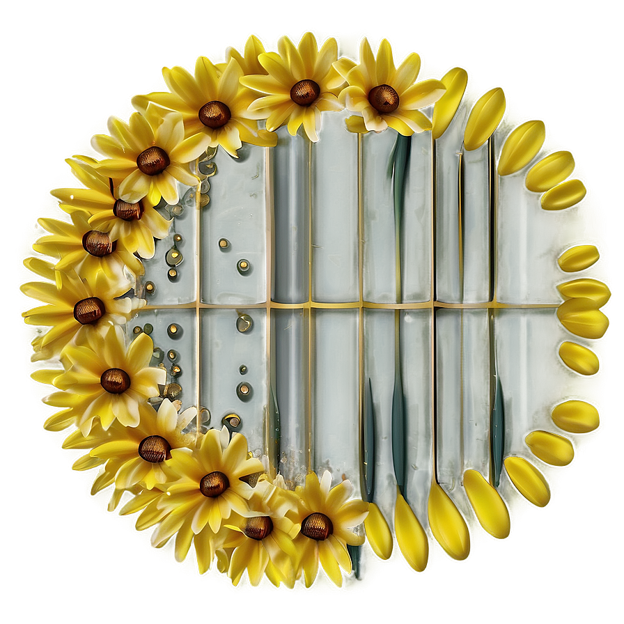 Yellow Daisy Minimalist Design Png Sbe66