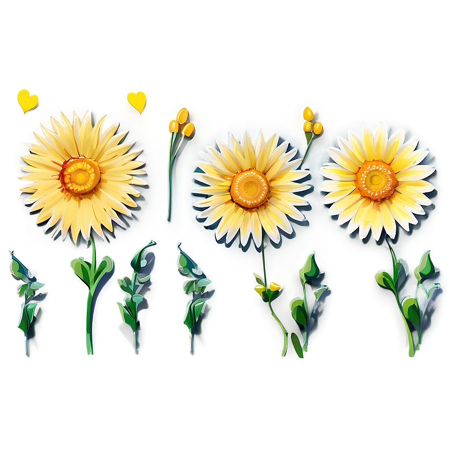 Yellow Daisy Sketch Png Rfk