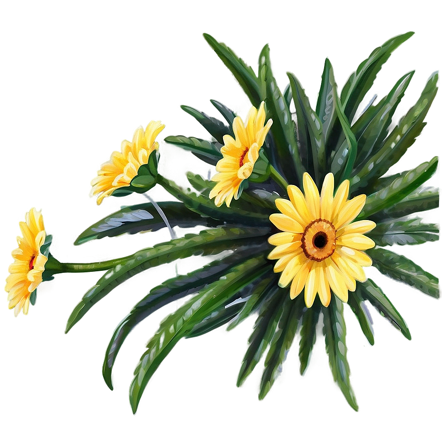 Yellow Daisy Summer Theme Png 61