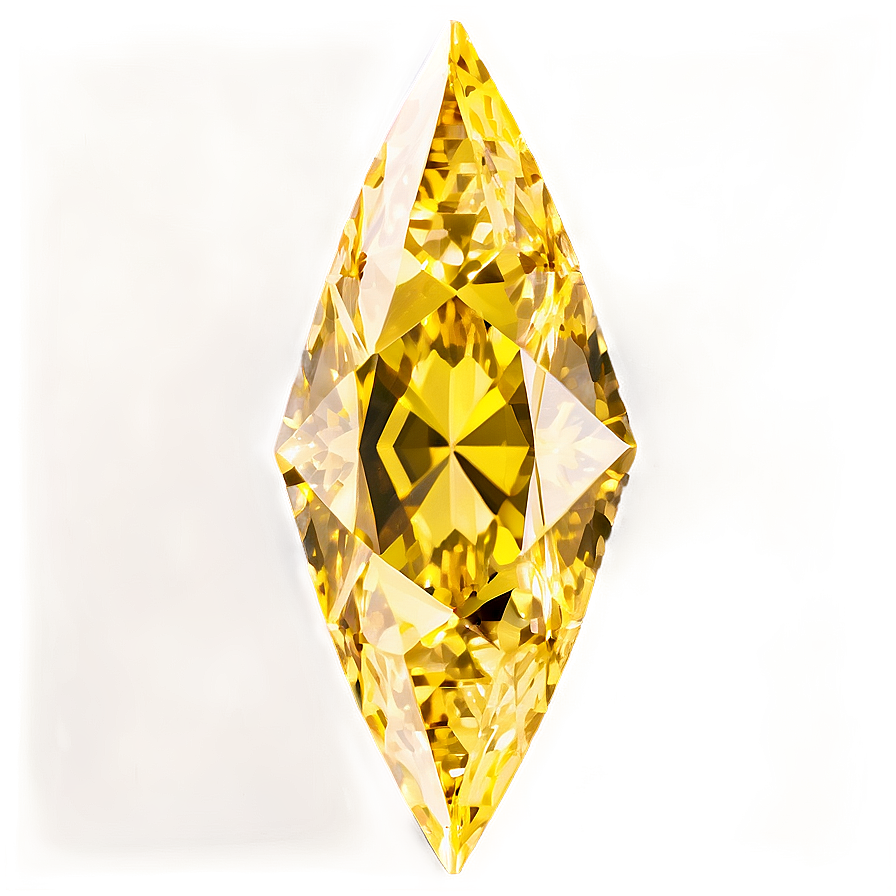 Yellow Diamond Close-up Png 06292024