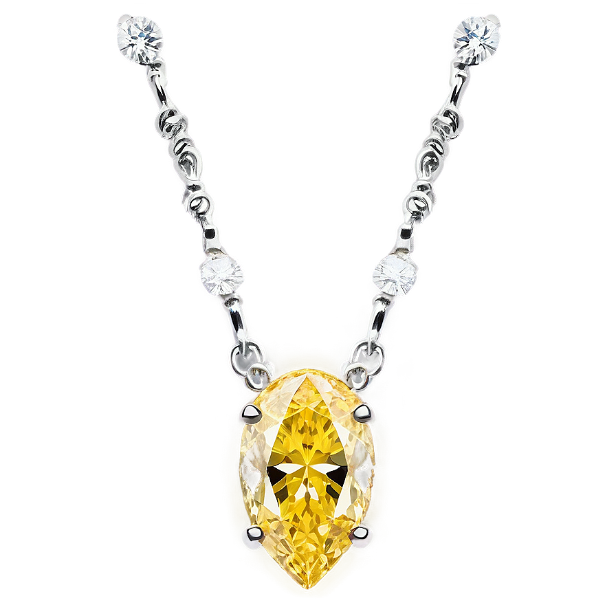 Yellow Diamond Jewelry Piece Png Xfi78