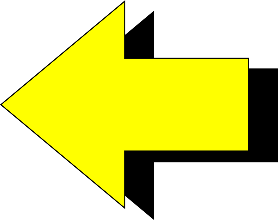 Yellow Directional Arrow Graphic