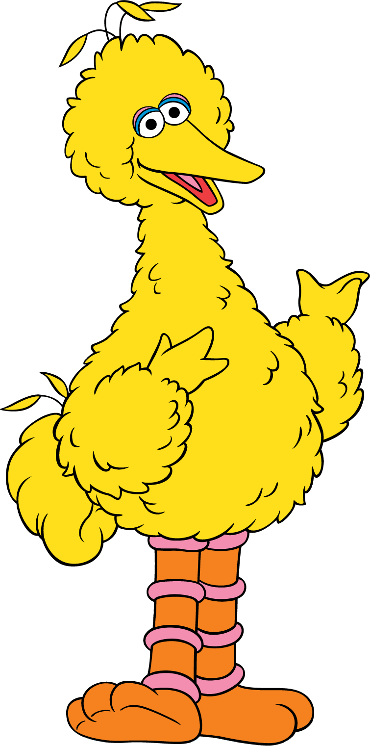 Sesame Street Big Bird Cartoon, HD Png Download PNG with transparent background