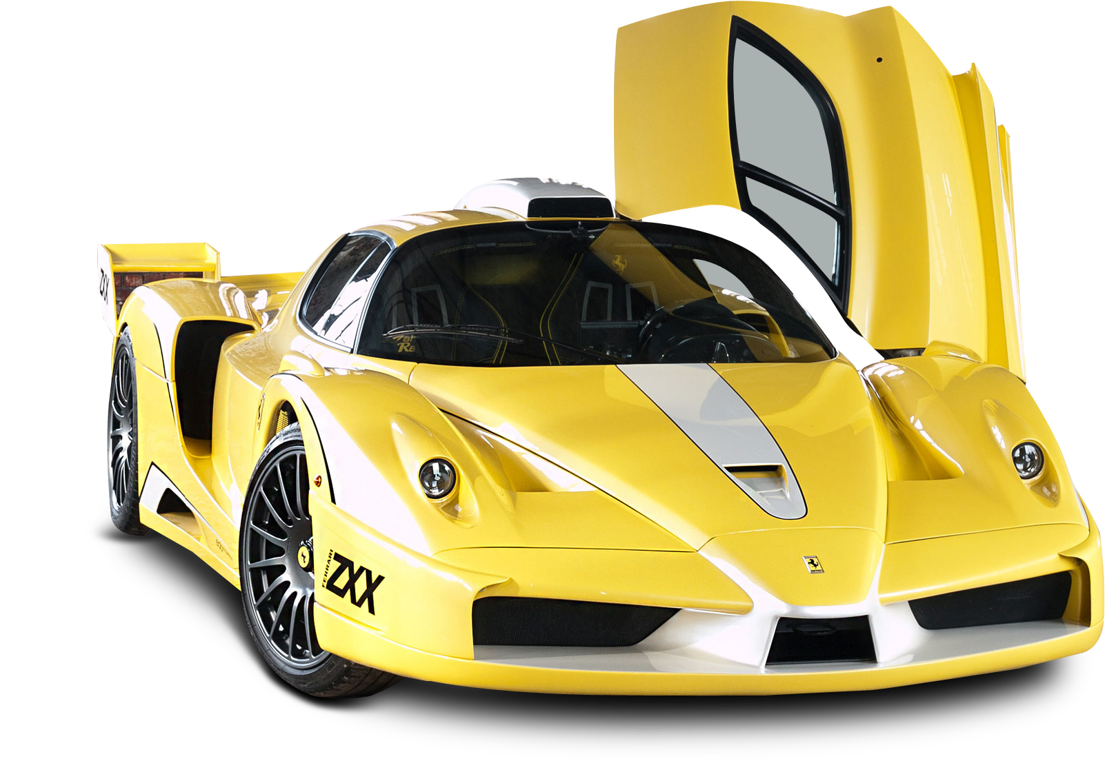 Yellow Ferrari Enzo Edo Car Png Image - Png Maserati Mc12, Transparent Png PNG with transparent background