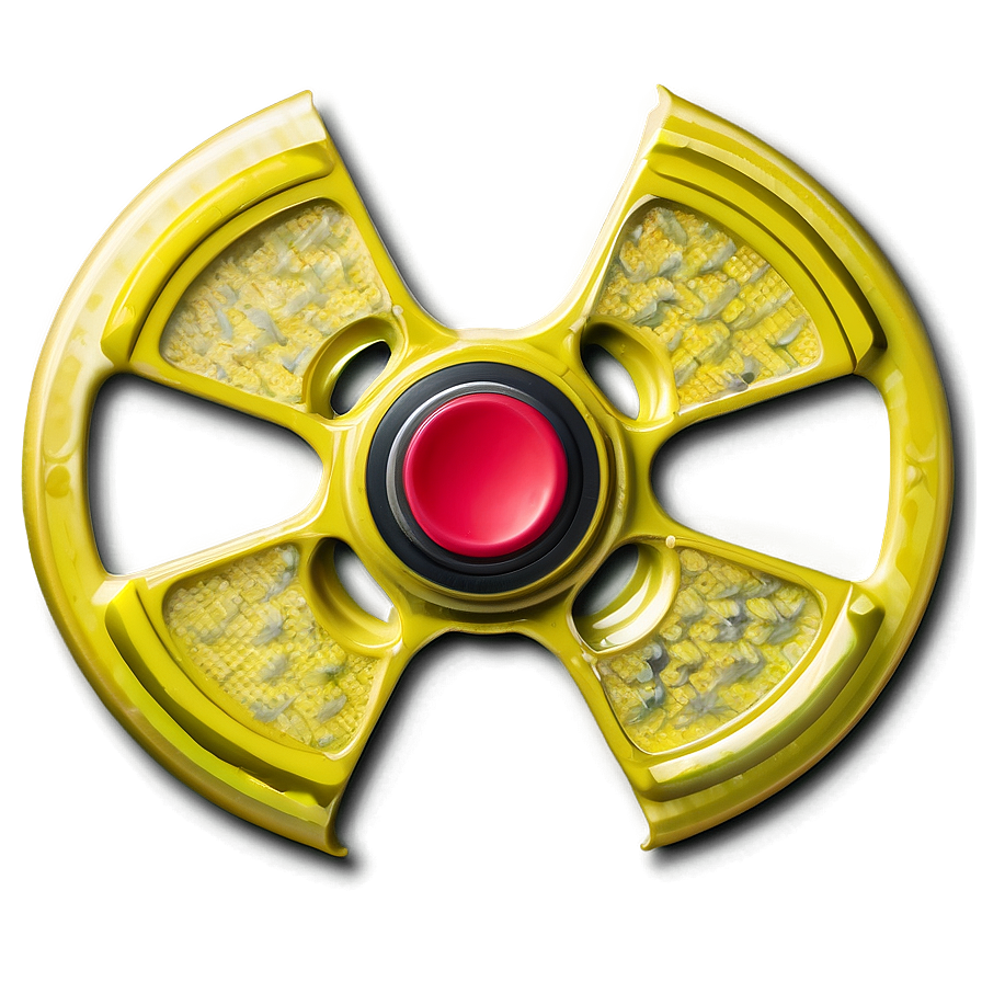 Yellow Fidget Spinner Png Pbh9