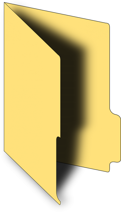 Yellow File Folder Icon