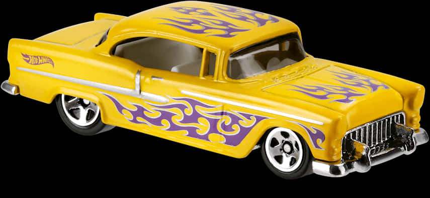 Clipart Flames Hot Wheel - Chevy 55 Hot Wheels, HD Png Download PNG with transparent background