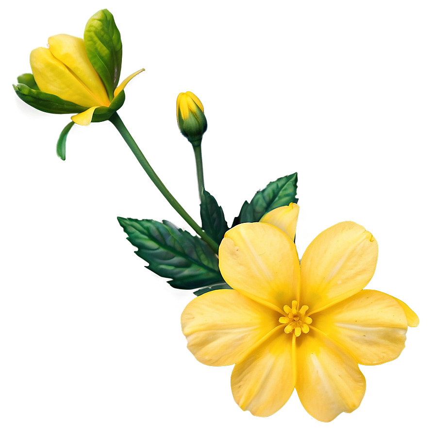 Yellow Flower Closeup Png 67