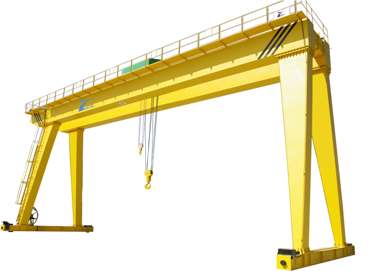 Yellow Gantry Crane