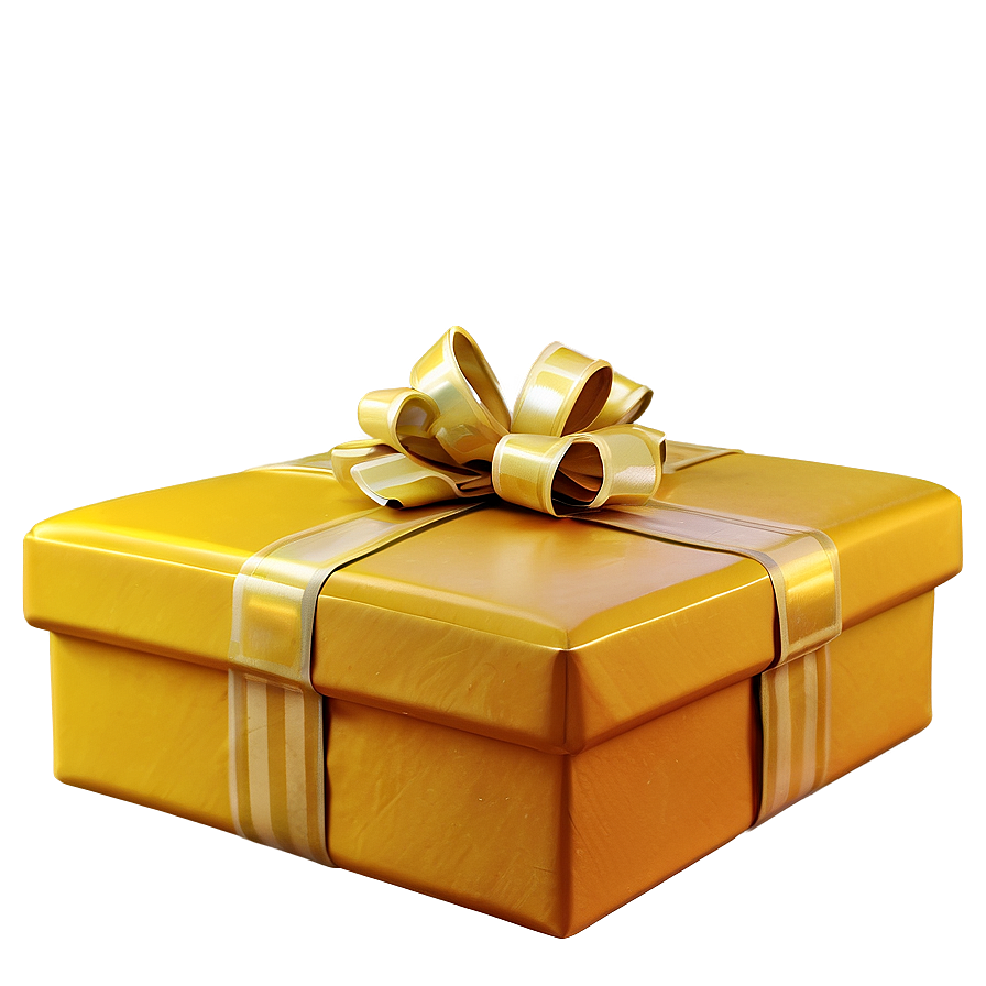 Yellow Gift Box Png Wcu44