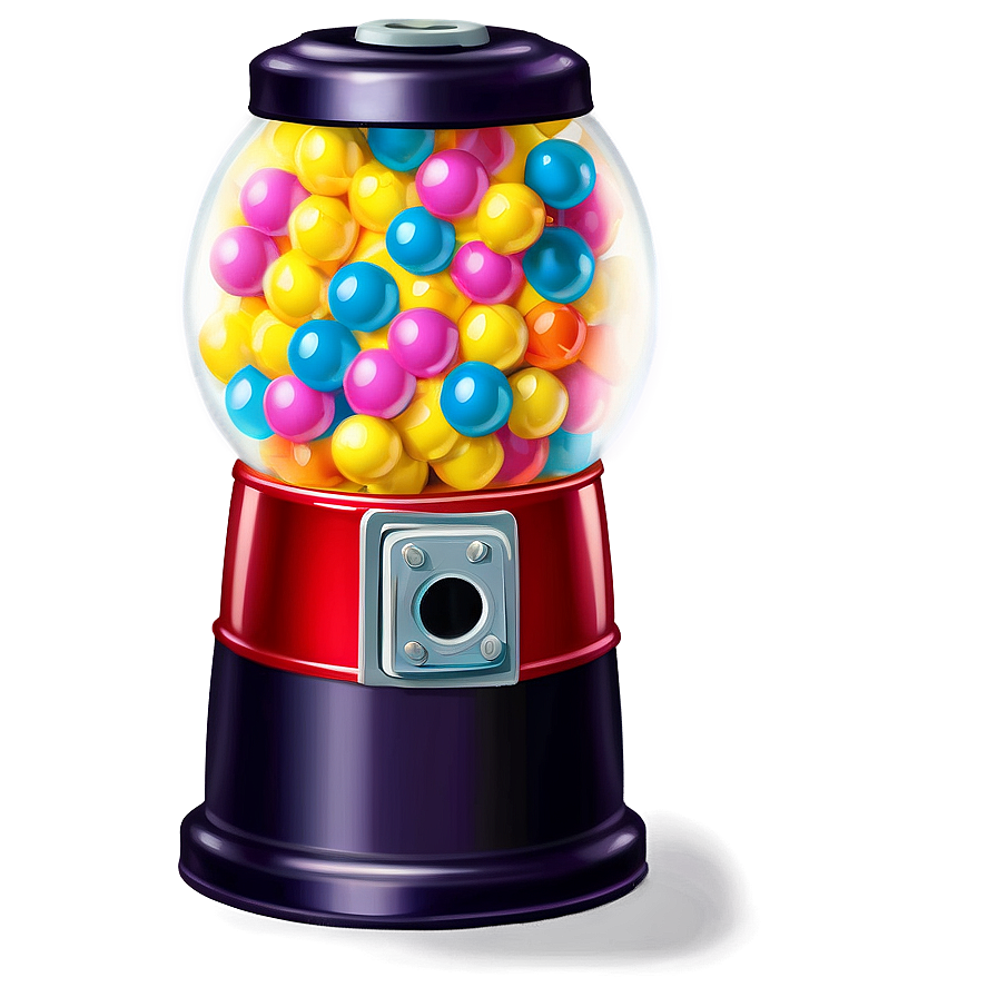 Yellow Gumball Machine Png Amk