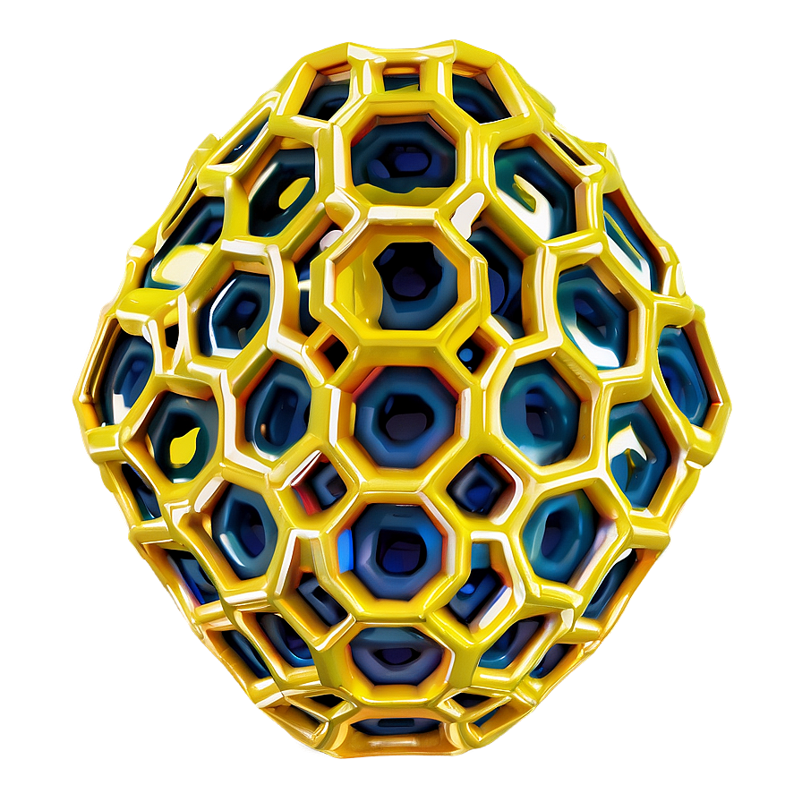 Yellow Honeycomb Structure Png Gnx43