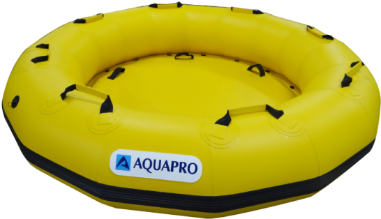 Yellow Inflatable Raft Aquapro