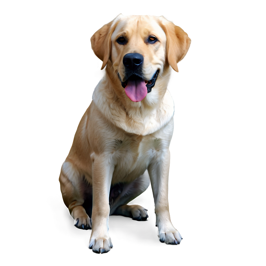 Yellow Labrador PNG bdl PNG with transparent background