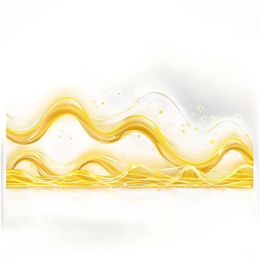 Yellow Light Wave Png 92