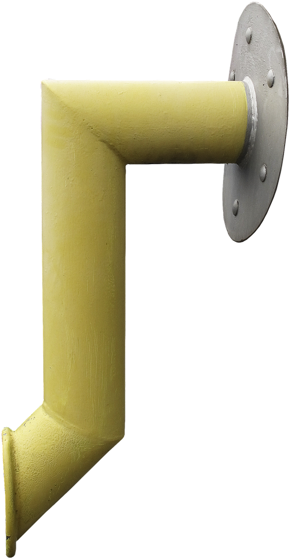 Yellow Metal Pipewith Flange