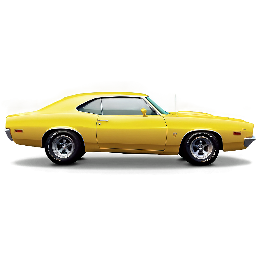 Yellow Muscle Car Png Kek