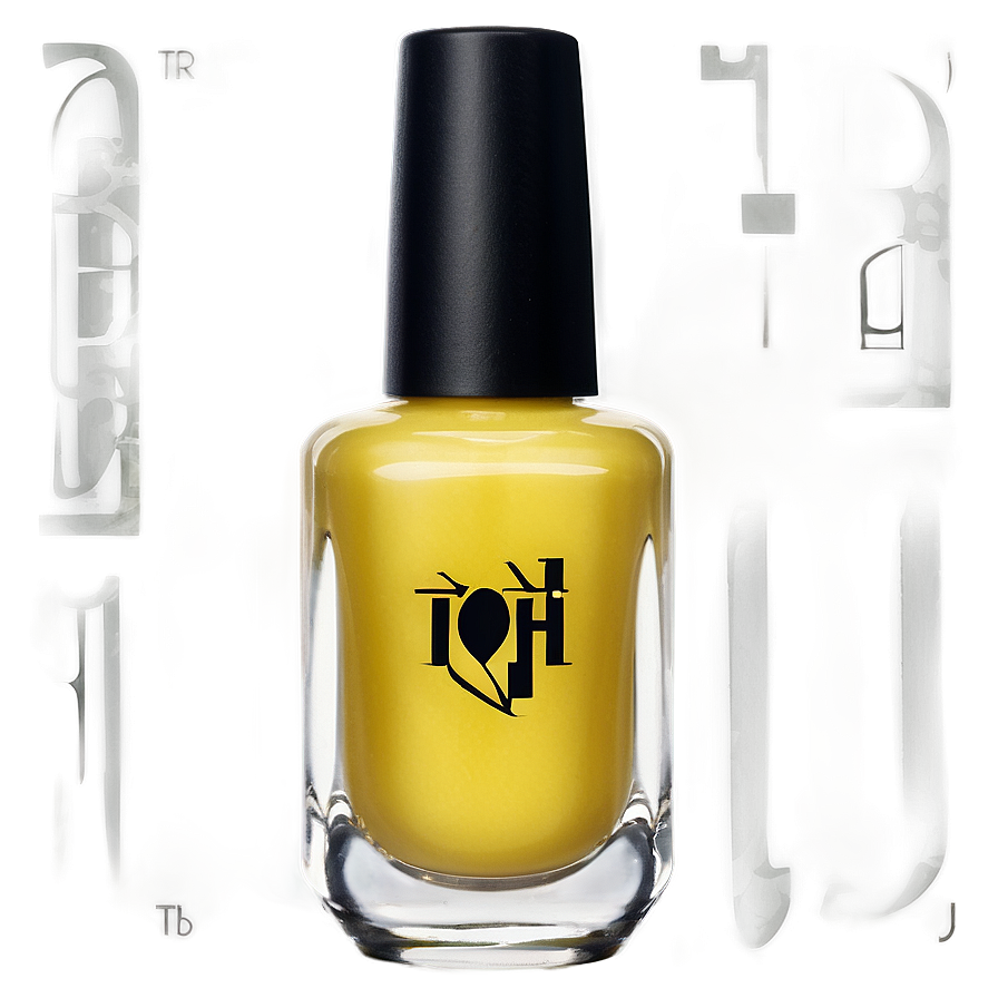 Yellow Nail Polish Png 05252024