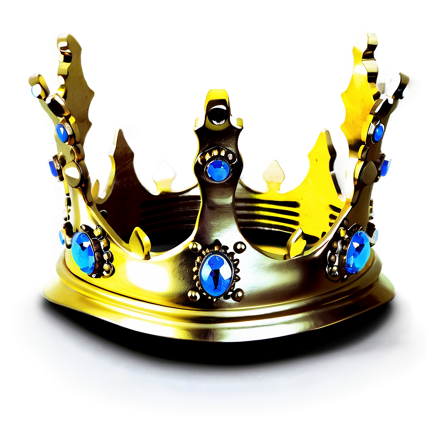 Yellow Neon Crown Png 9