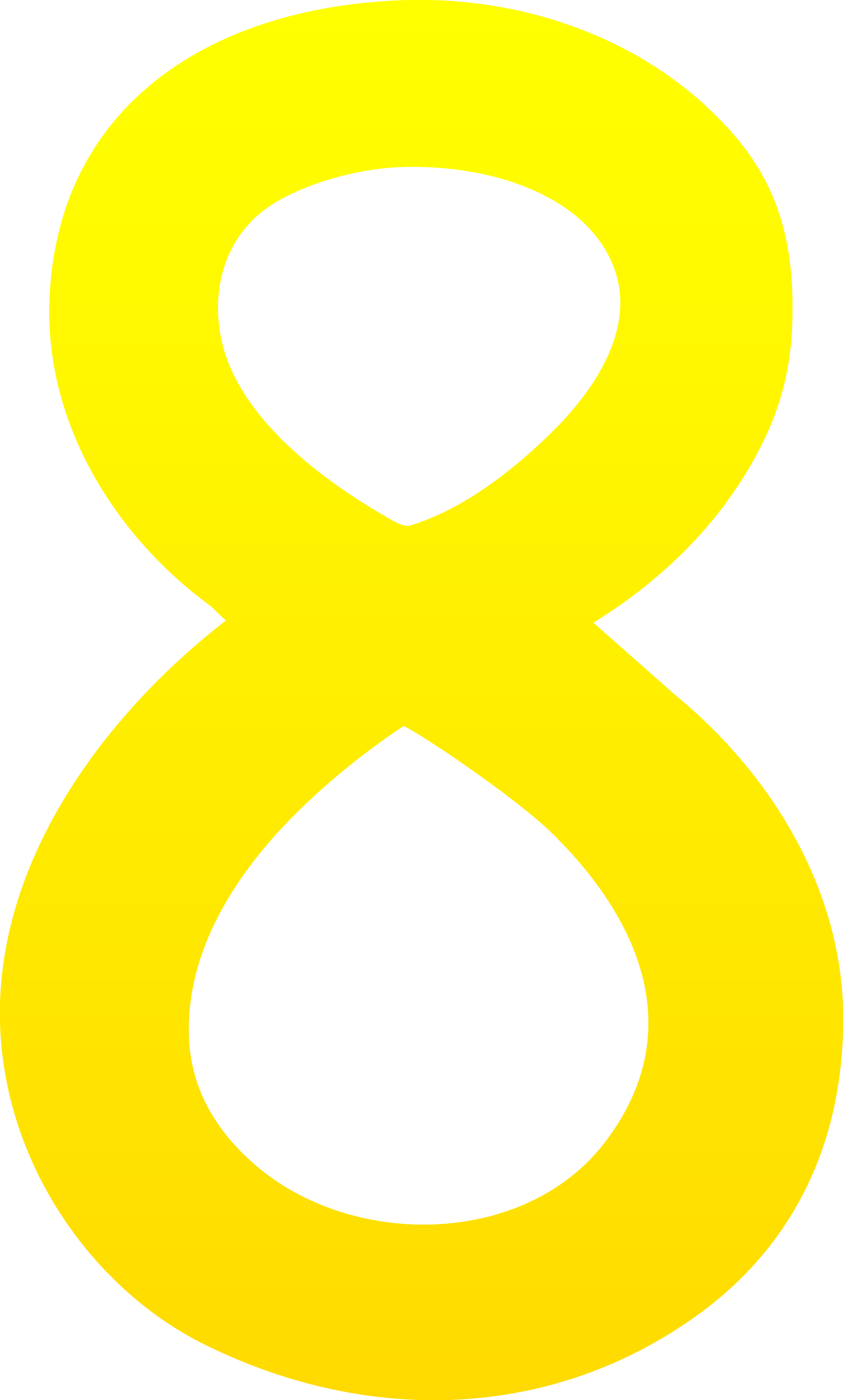 Yellow Number8 Graphic