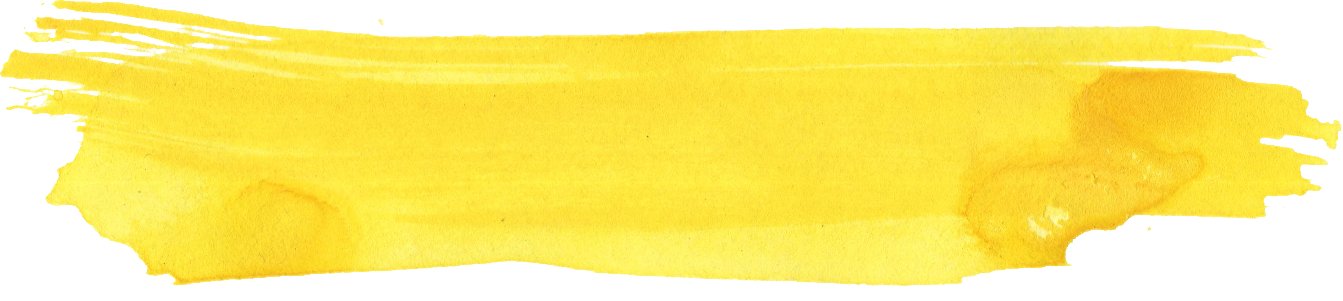 Yellow Paint Brush Stroke Vector