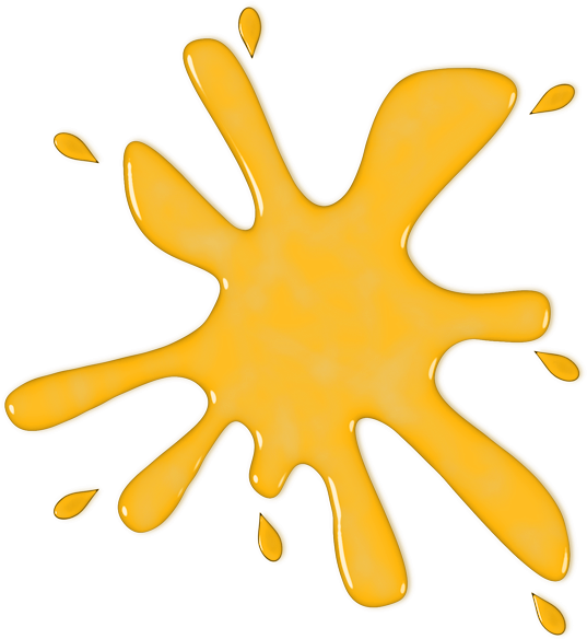 Yellow Paint Splash Graphic