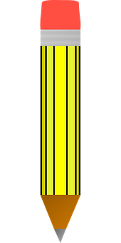 Yellow Pencil Graphic PNG image with a transparent background, free high-resolution download