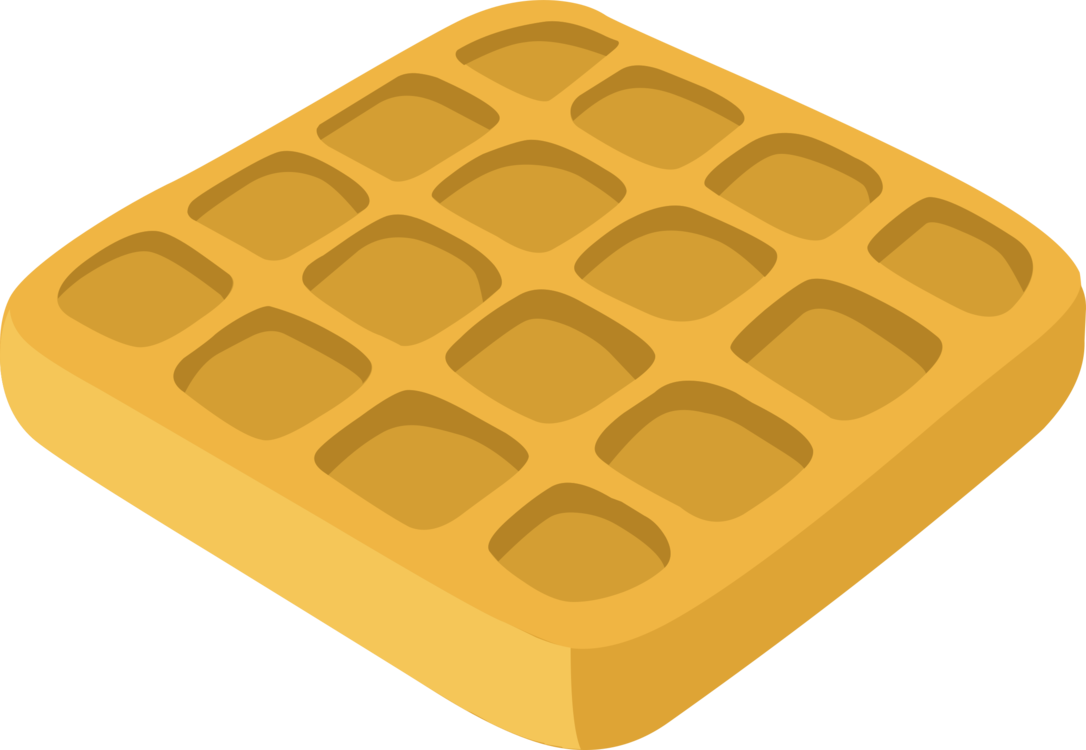 Wafer,material,yellow - Waffle Clipart, HD Png Download PNG with transparent background