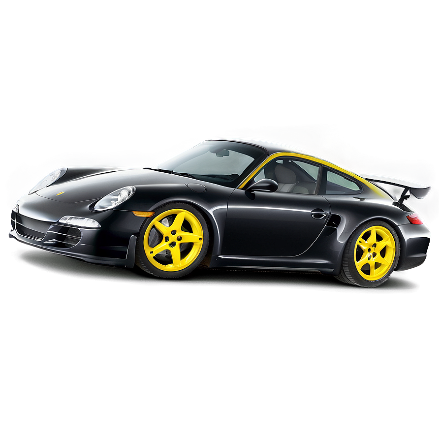 Yellow Porsche Png 73