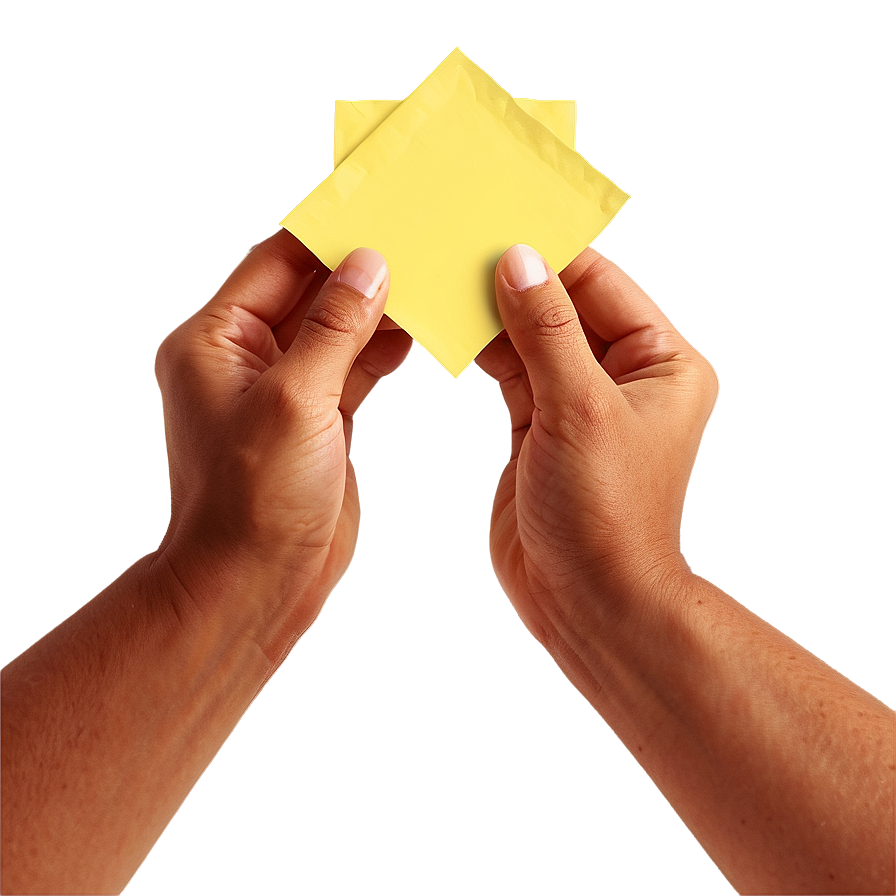 Yellow Post It Note PNG cwm1 PNG with transparent background