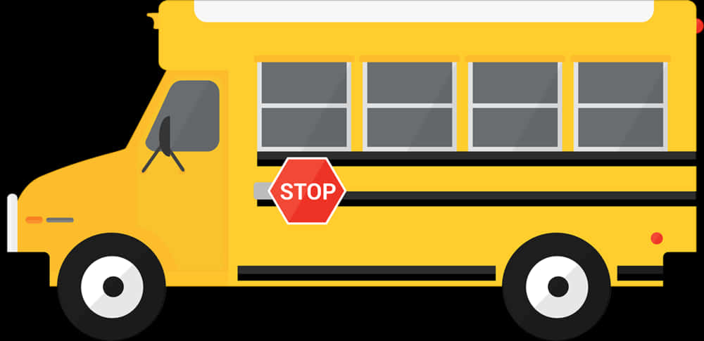 Yellow School Bus Graphic