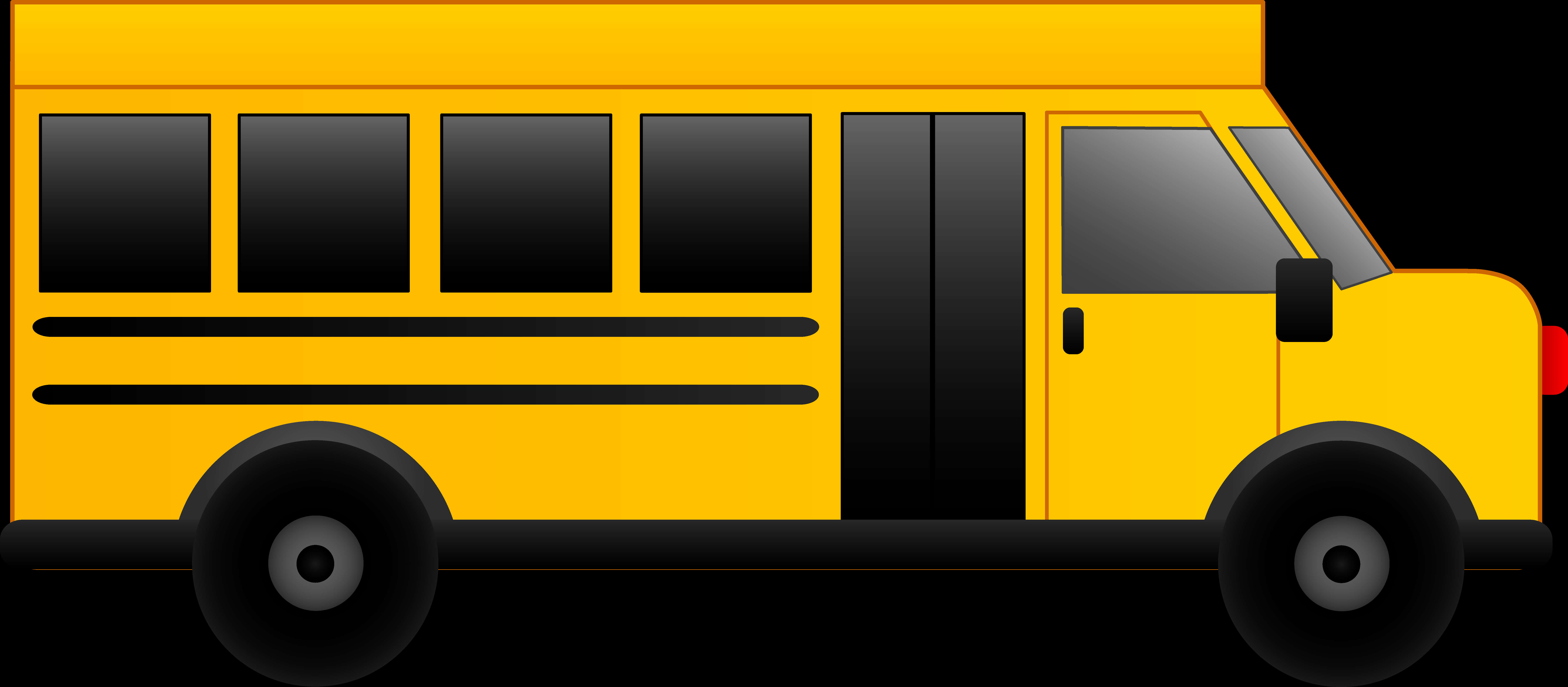 Yellow School Bus Vector Illustration