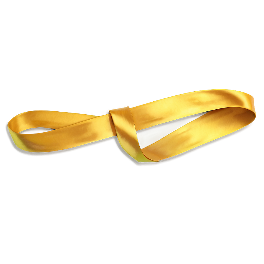 Yellow Silk Ribbon Png 98