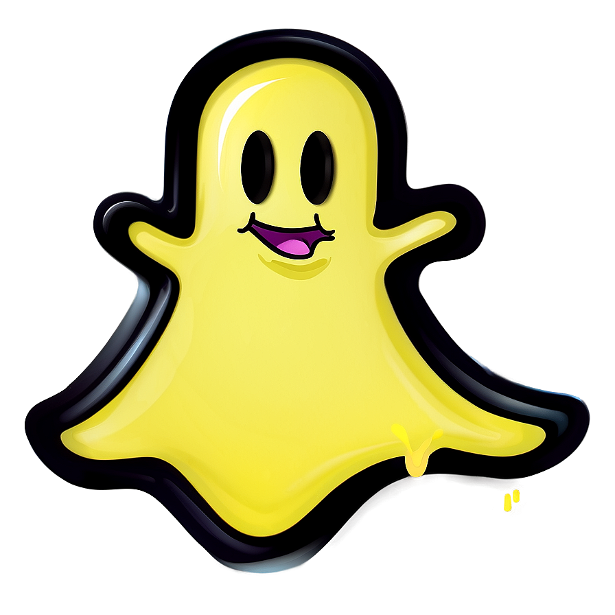 Yellow Snapchat Ghost Png Xst13