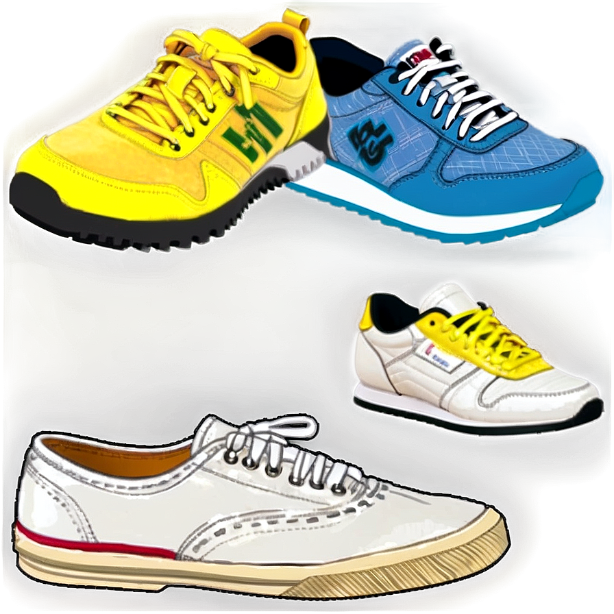 Yellow Sneakers Png Wsh