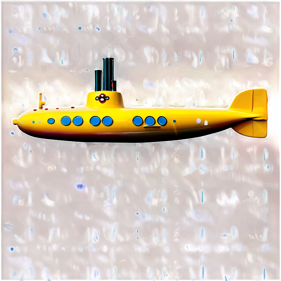 Yellow Submarine In The Ocean Depths Png Kpi18