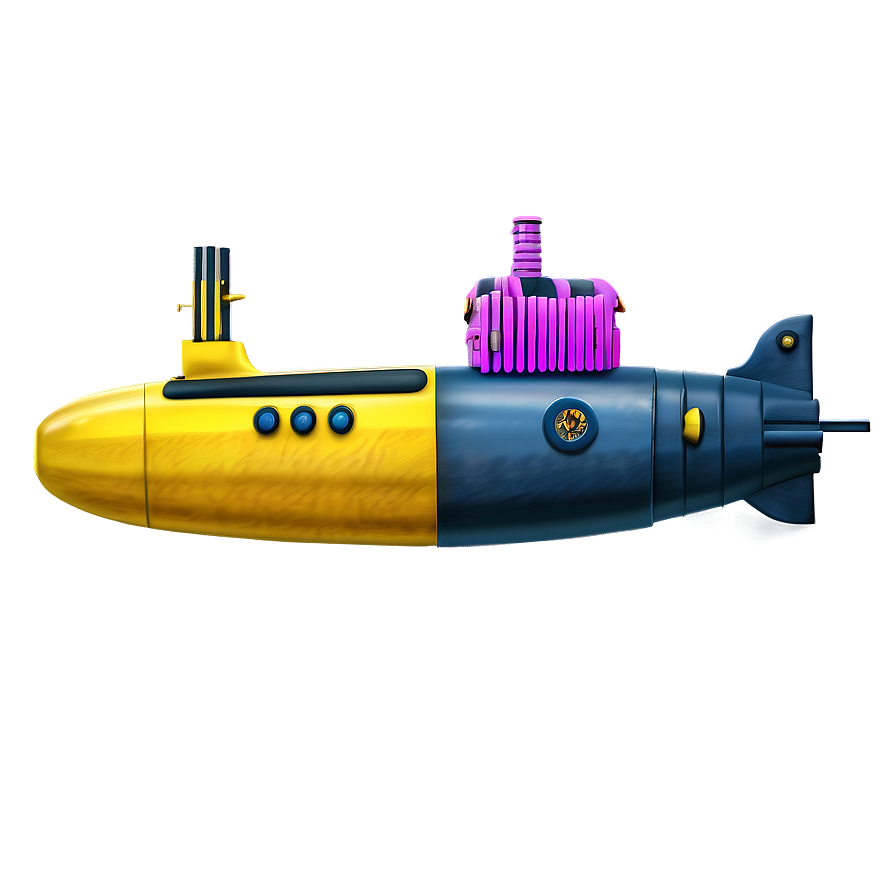 Yellow Submarine Underwater Adventure Png 06292024