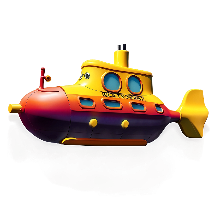 Yellow Submarine Underwater Adventure Png 78