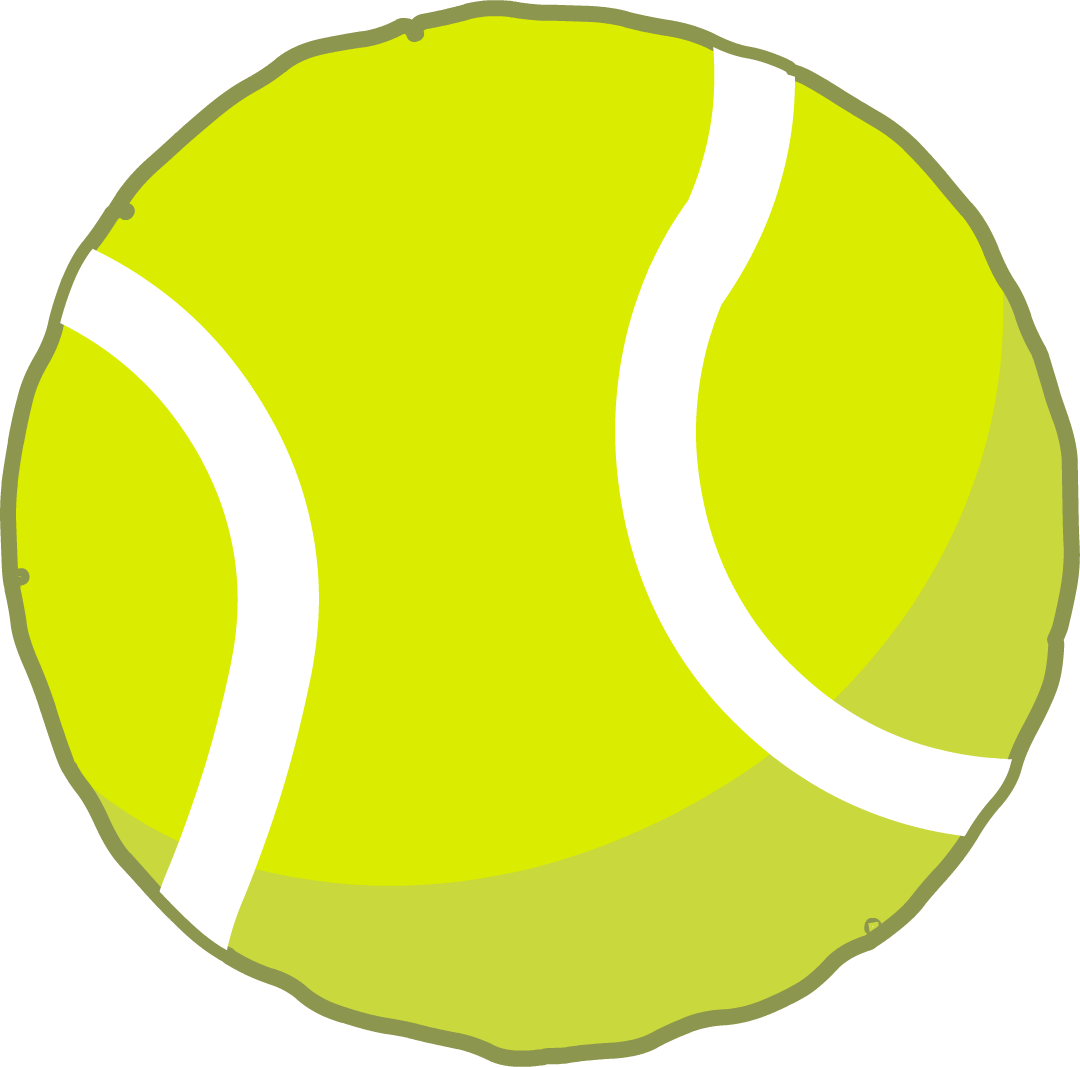 Yellow Tennis Ball Illustration