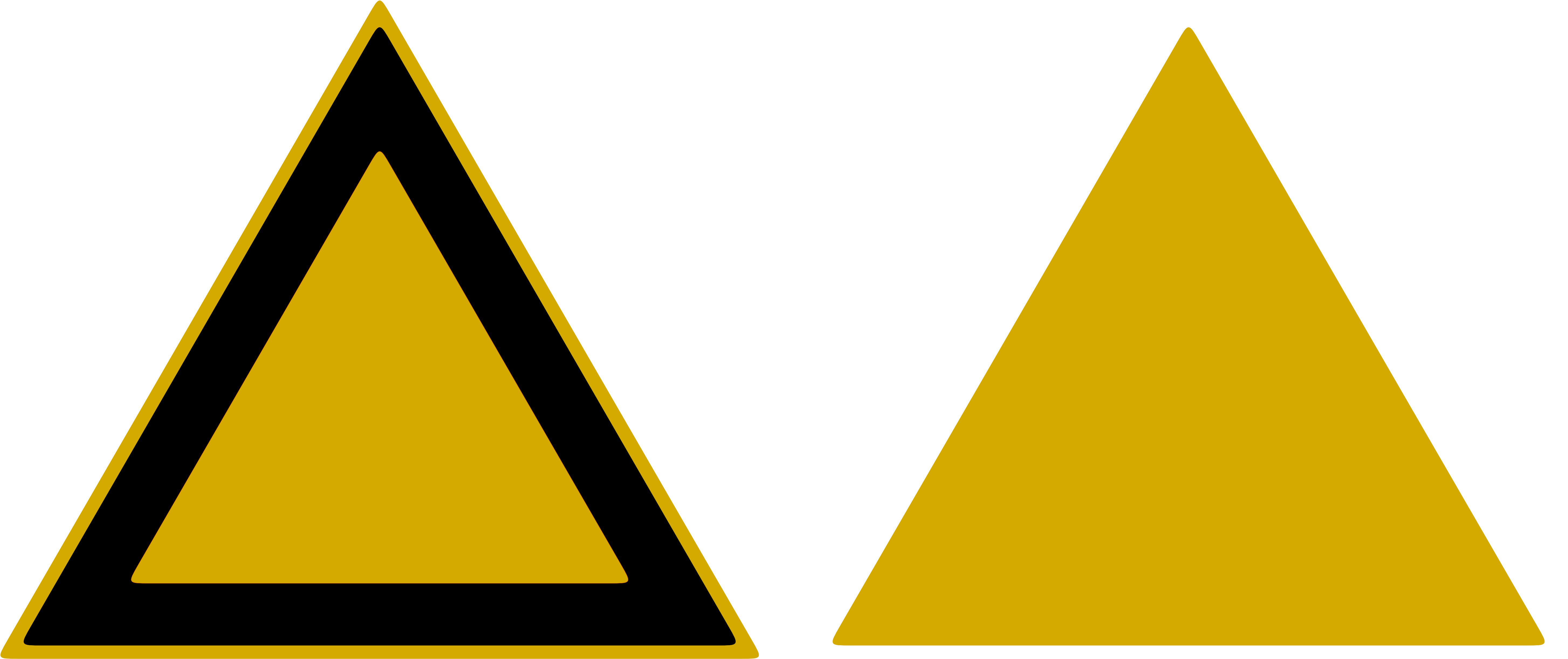 Triangle Sign Model Yellow Stock By Wuestenbrand On - Yellow Triangle Transparent Background PNG image with a transparent background, free high-resolution download