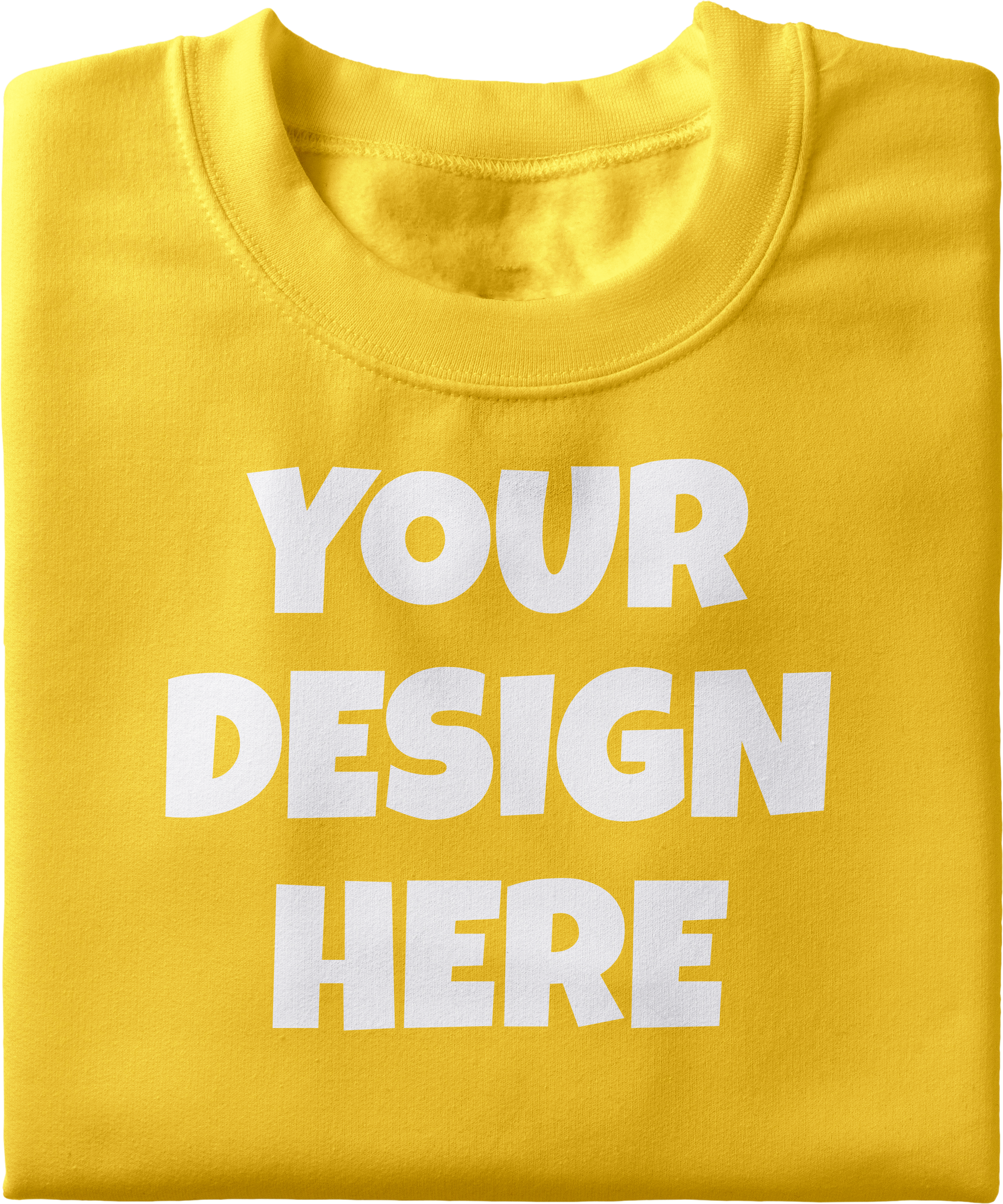 Yellow Tshirt Mockup Template