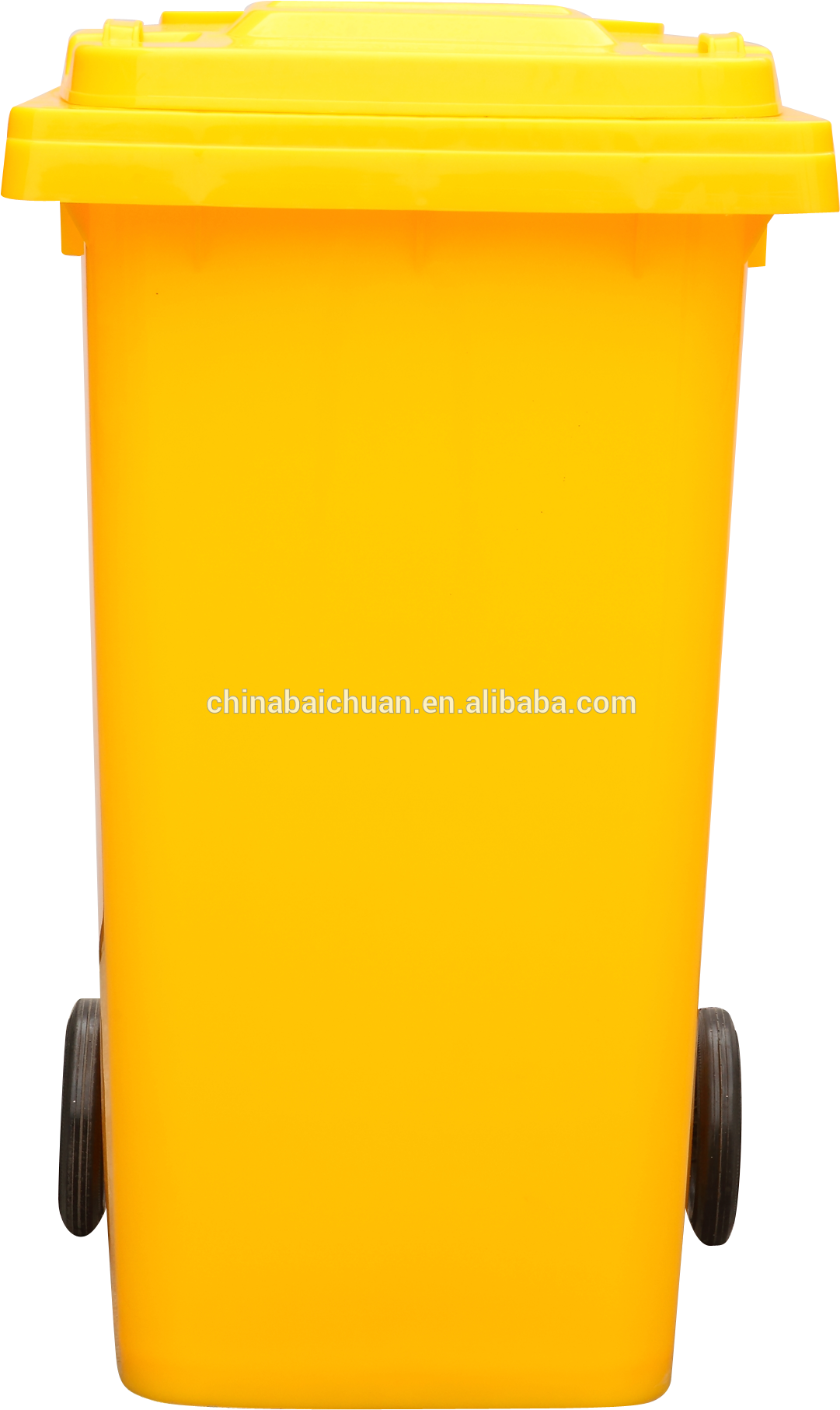 Yellow Wheeled Bin