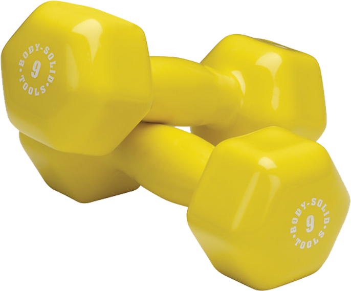 Transparent Dumbells Clipart - Yellow Dumbbells Png Transparent, Png Download PNG image with a transparent background, free high-resolution download