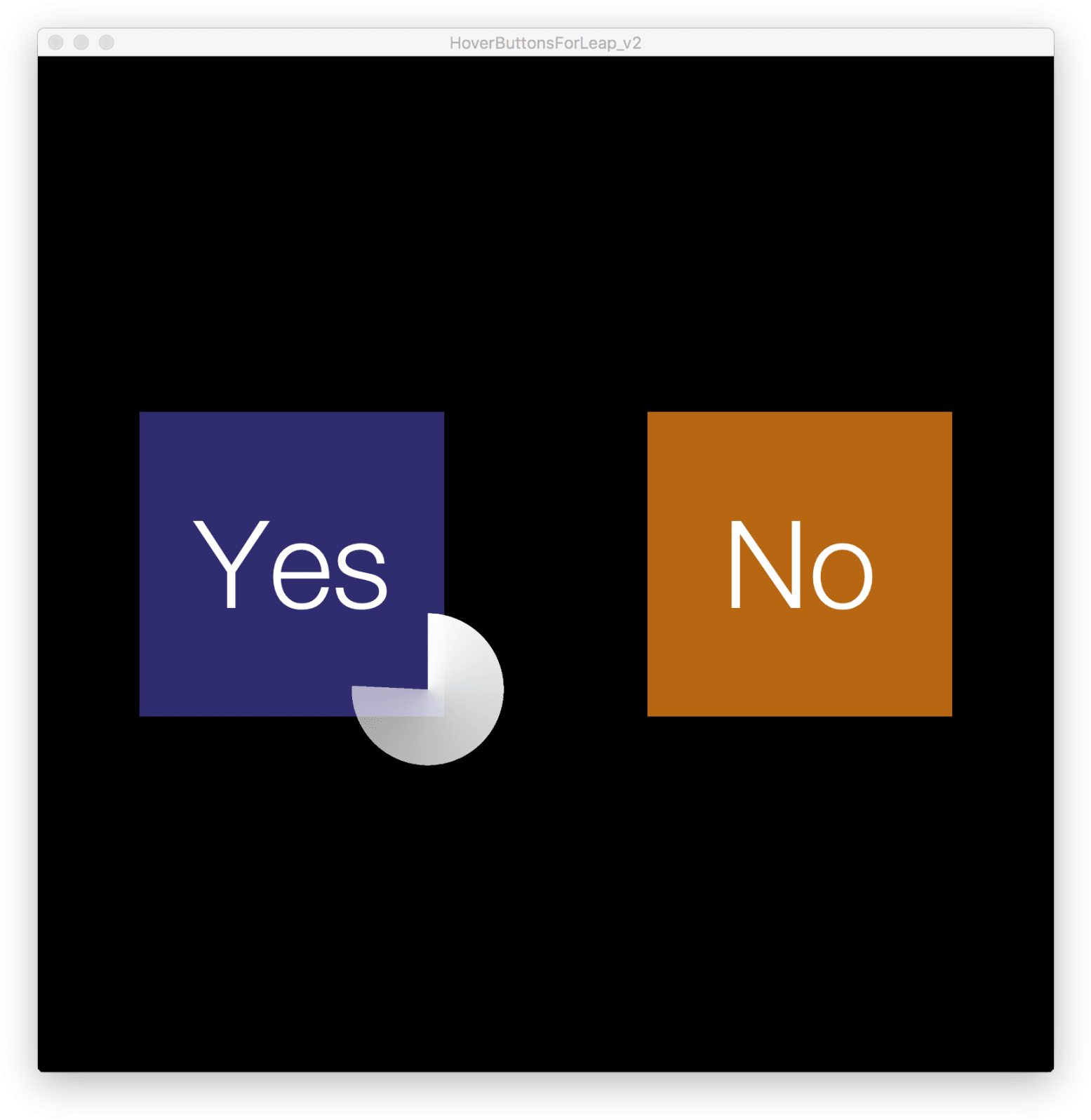 Yes No Interactive Buttons