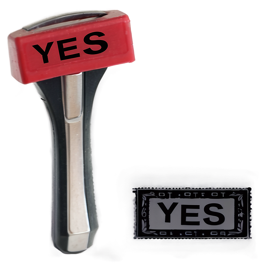 Yes Rubber Stamp PNG 83 PNG with transparent background