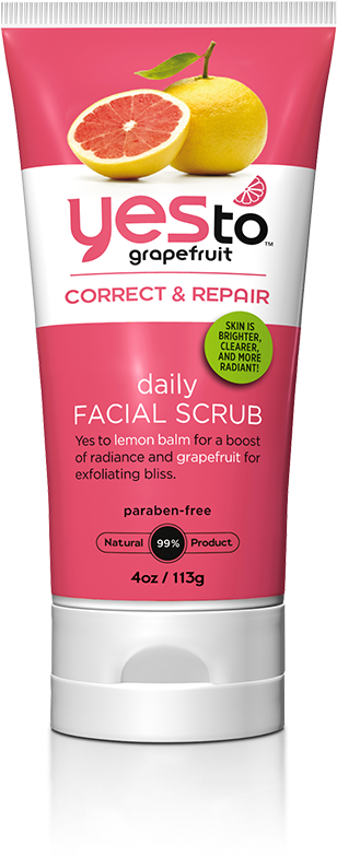 Yes To Grapefruit Daily Facial Scrub Packaging