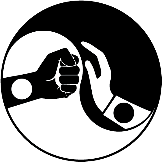 Yin Yang Hands Symbol